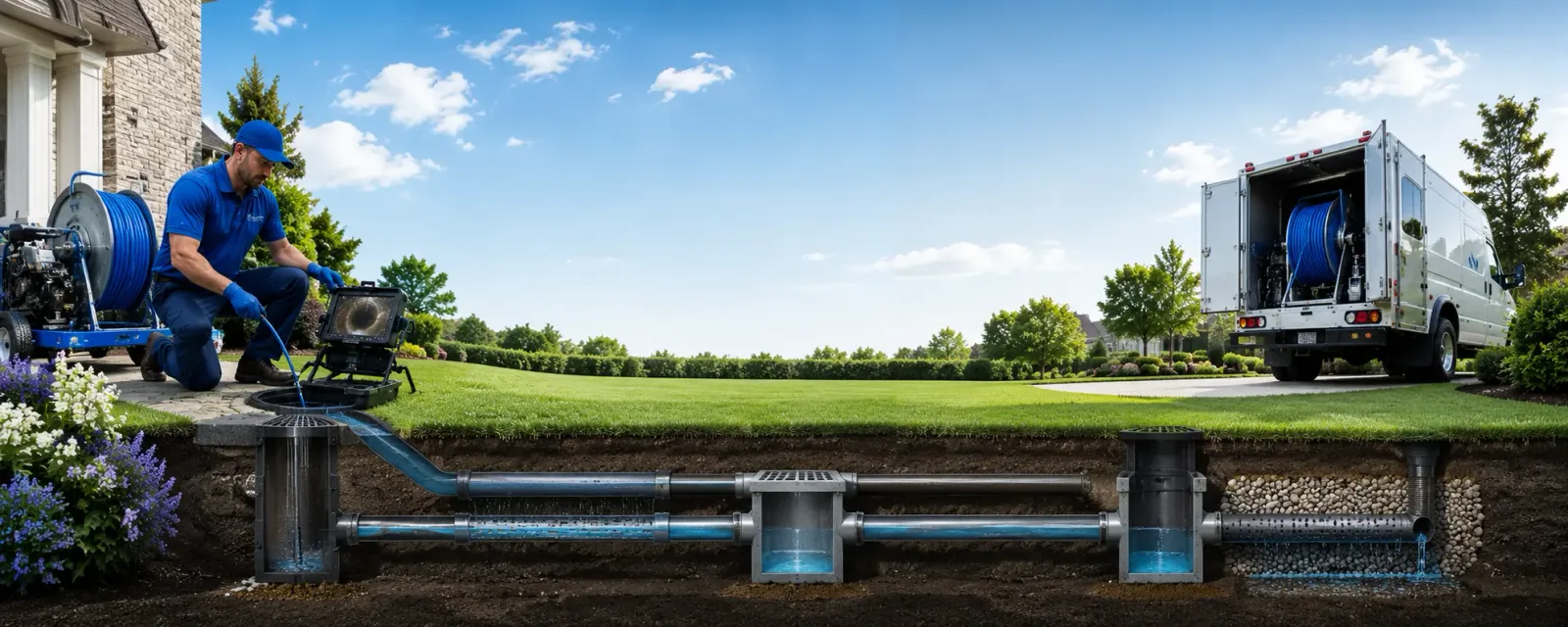 Outdoor drain cleaning information for South Mountain, PA